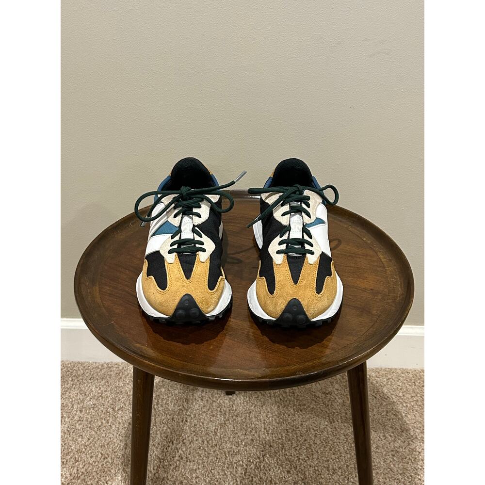 New Balance 270 Sneakers in Navy, White, and Tan
